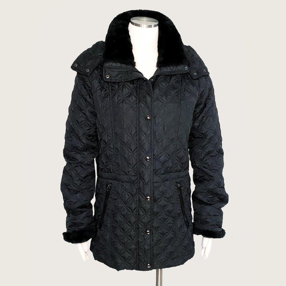 Andrew Marc Quilted Synthetic Down Jacket